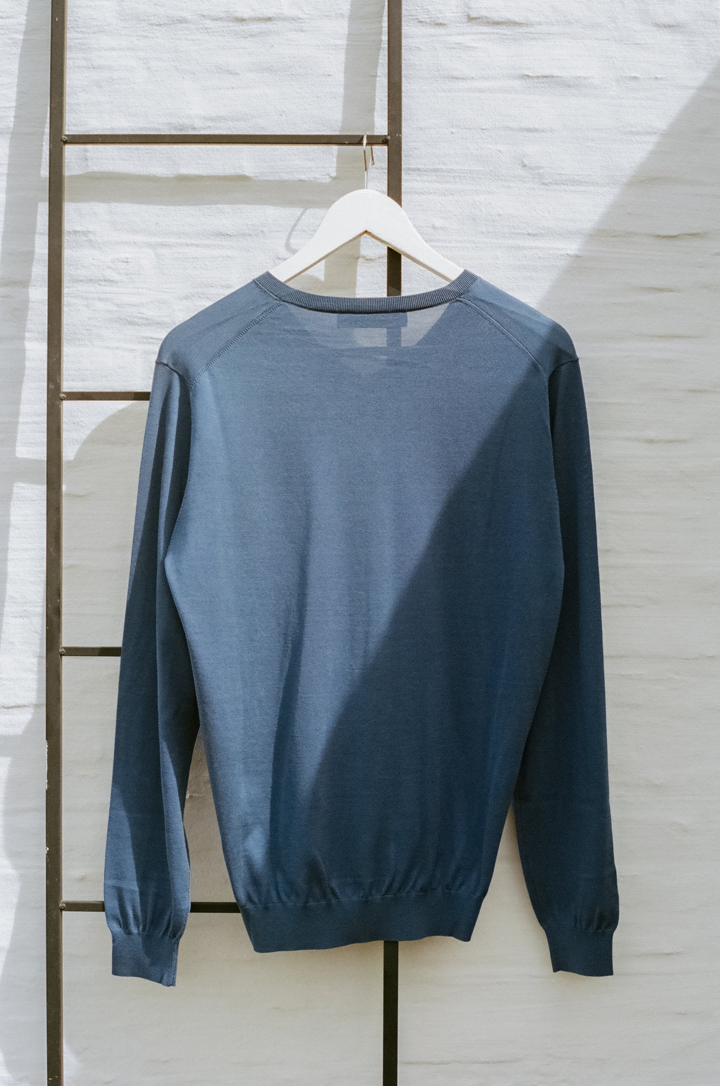 The Cotton and Silk V Neck