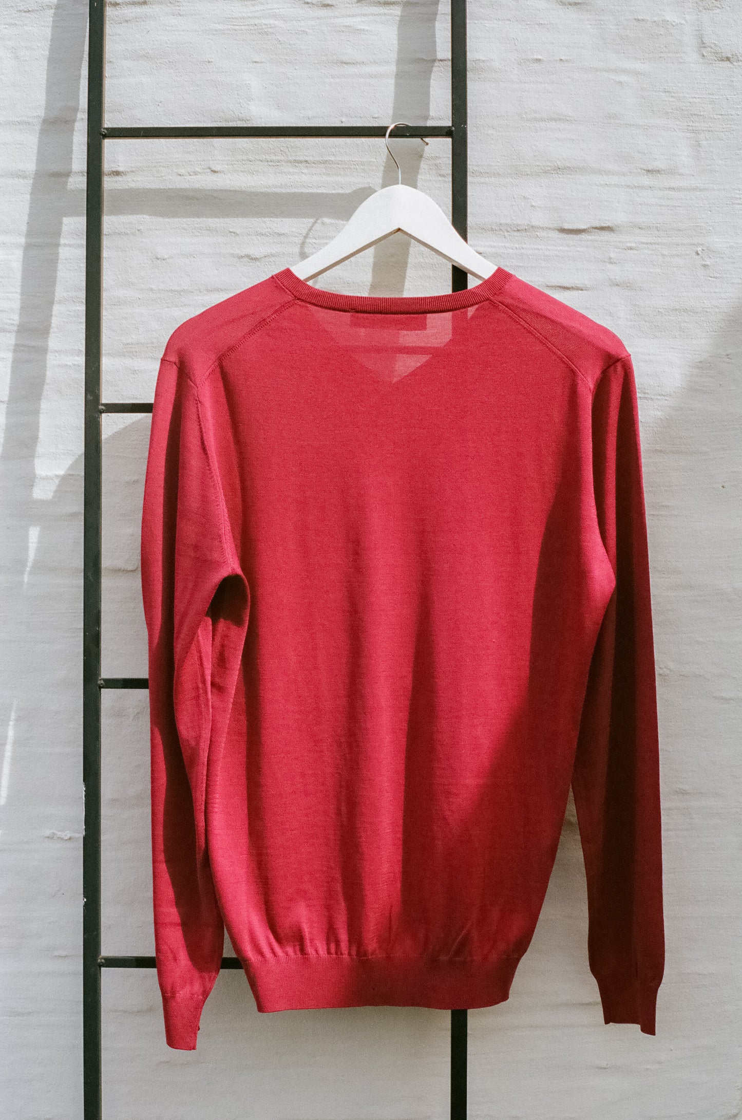 The Cotton and Silk V Neck