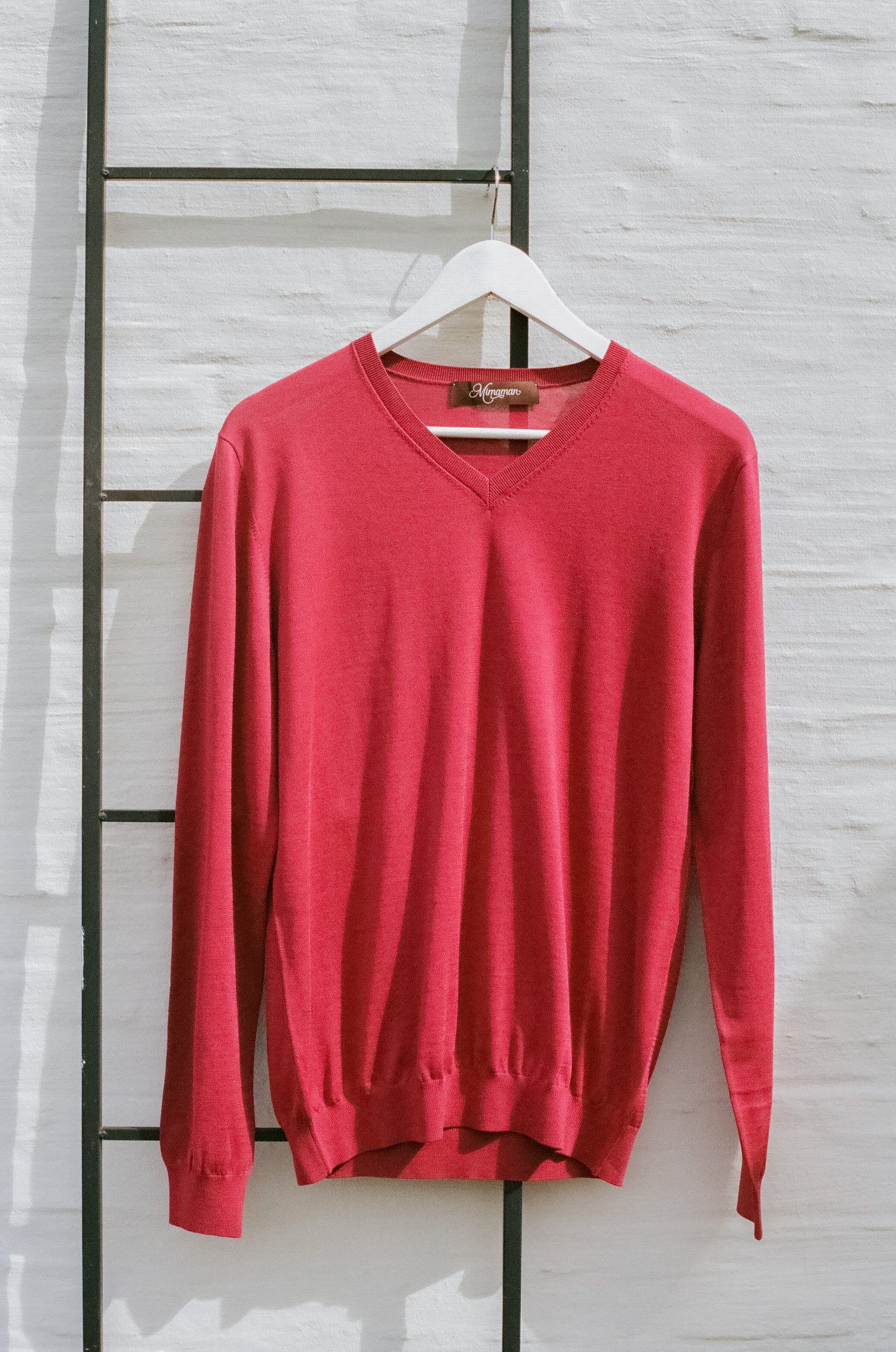The Cotton and Silk V Neck
